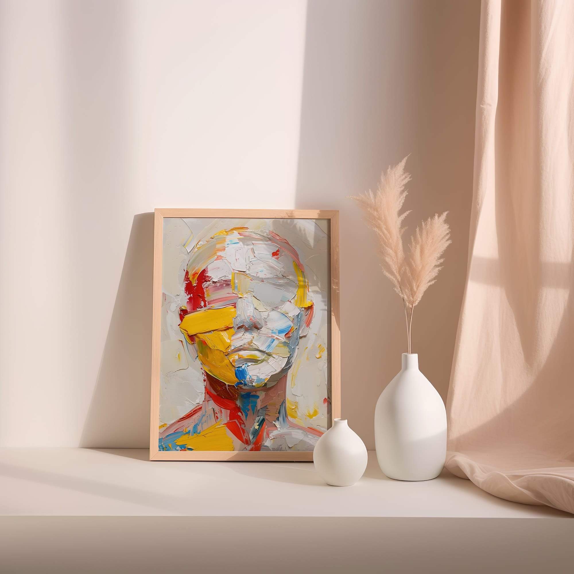 Color Splash Portrait Matte Poster Print - Image 2