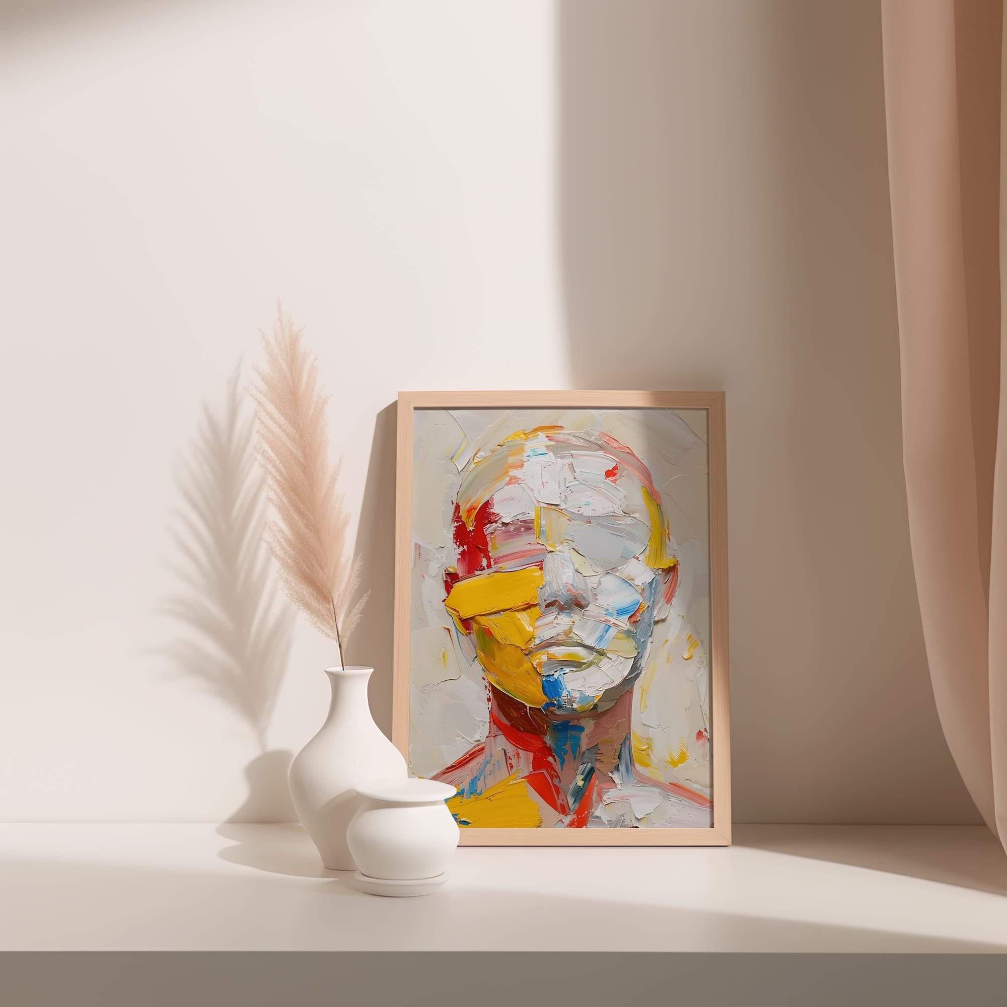 Color Splash Portrait Matte Poster Print - Image 3