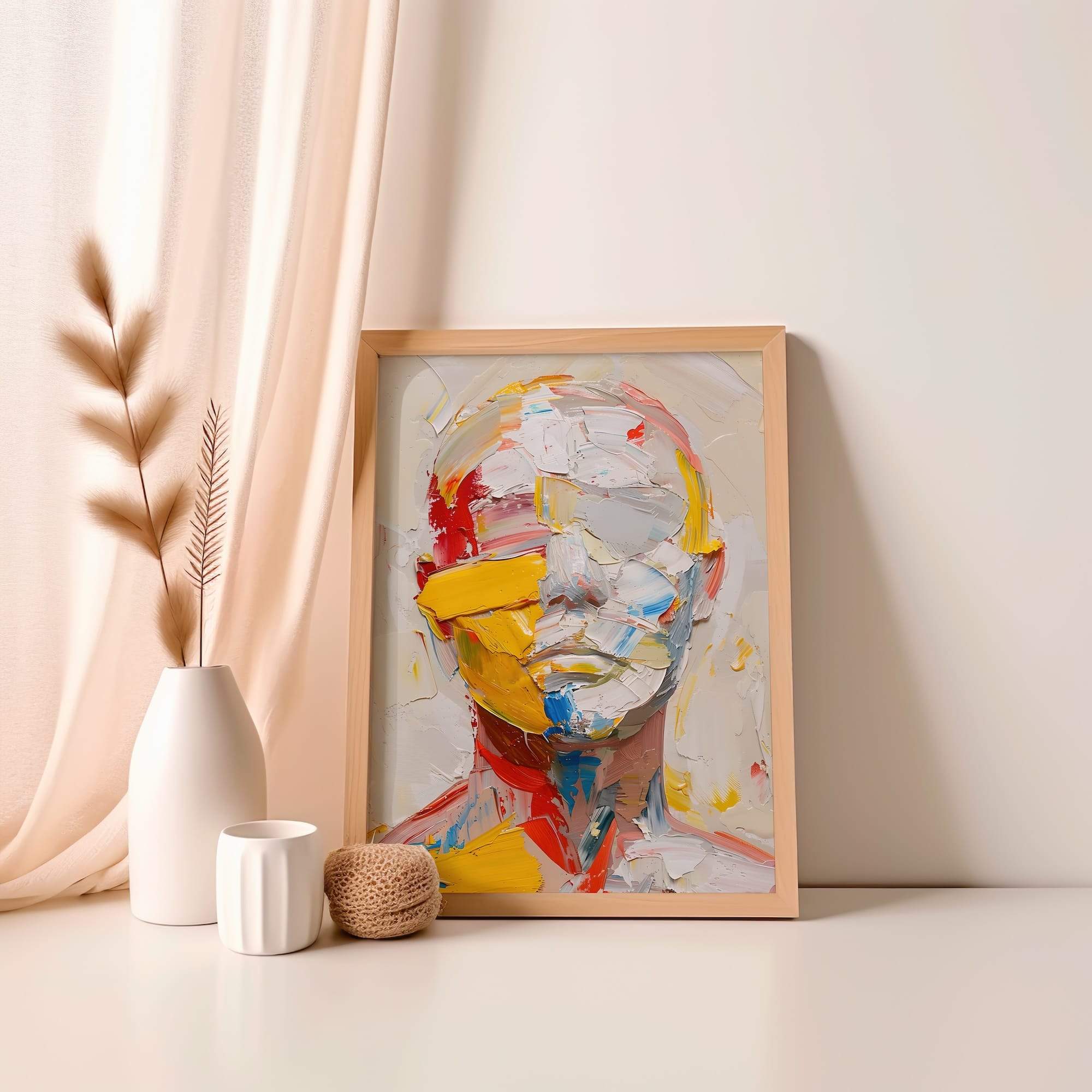 Color Splash Portrait Matte Poster Print - Image 4