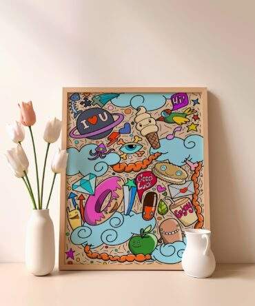 Random Luck Chaos Matte Poster Print