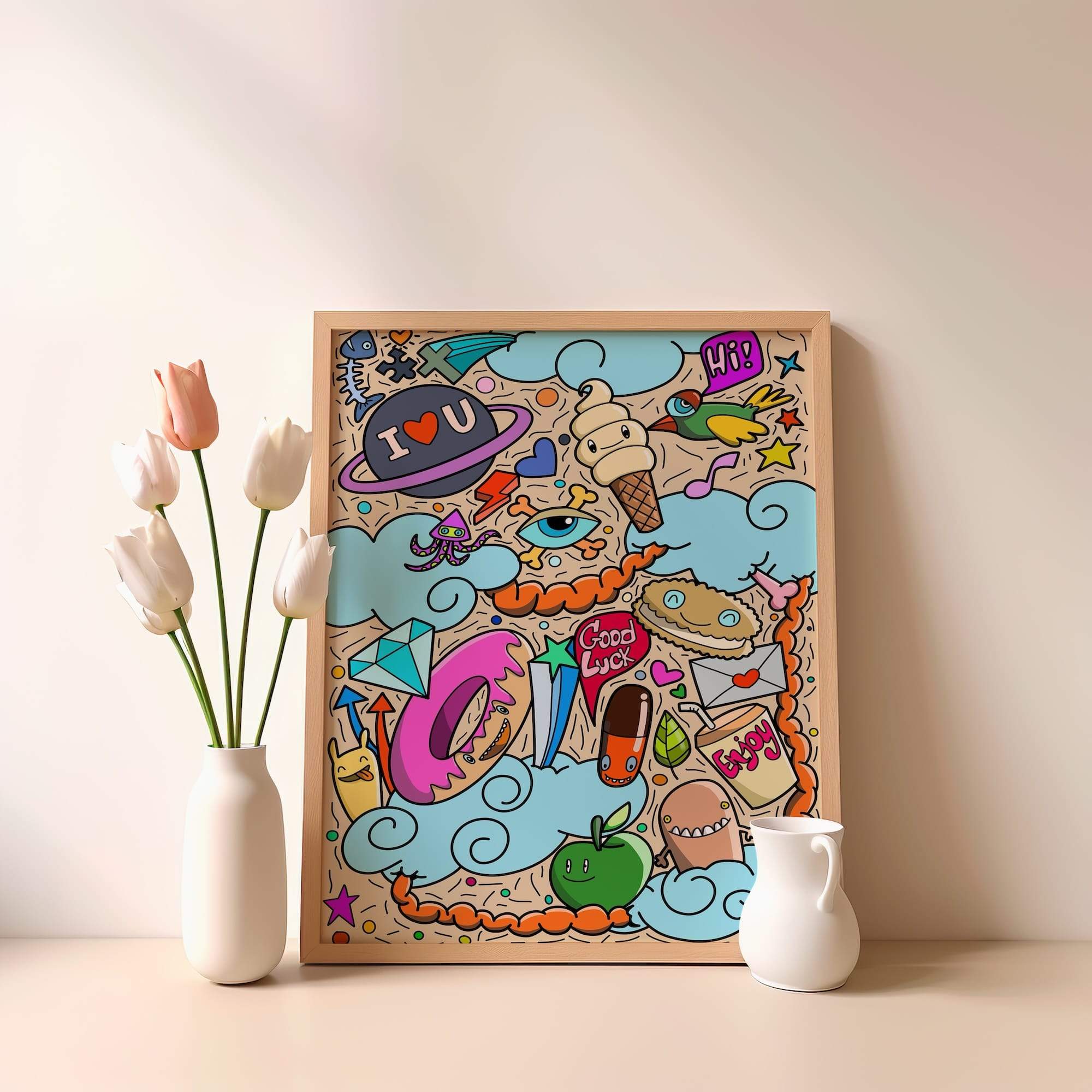 Random Luck Chaos Matte Poster Print