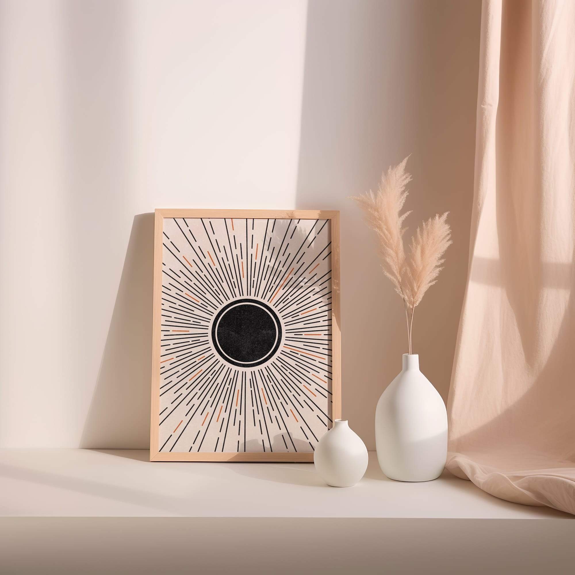 Solar Eclipse Energy Matte Poster Print - Image 2