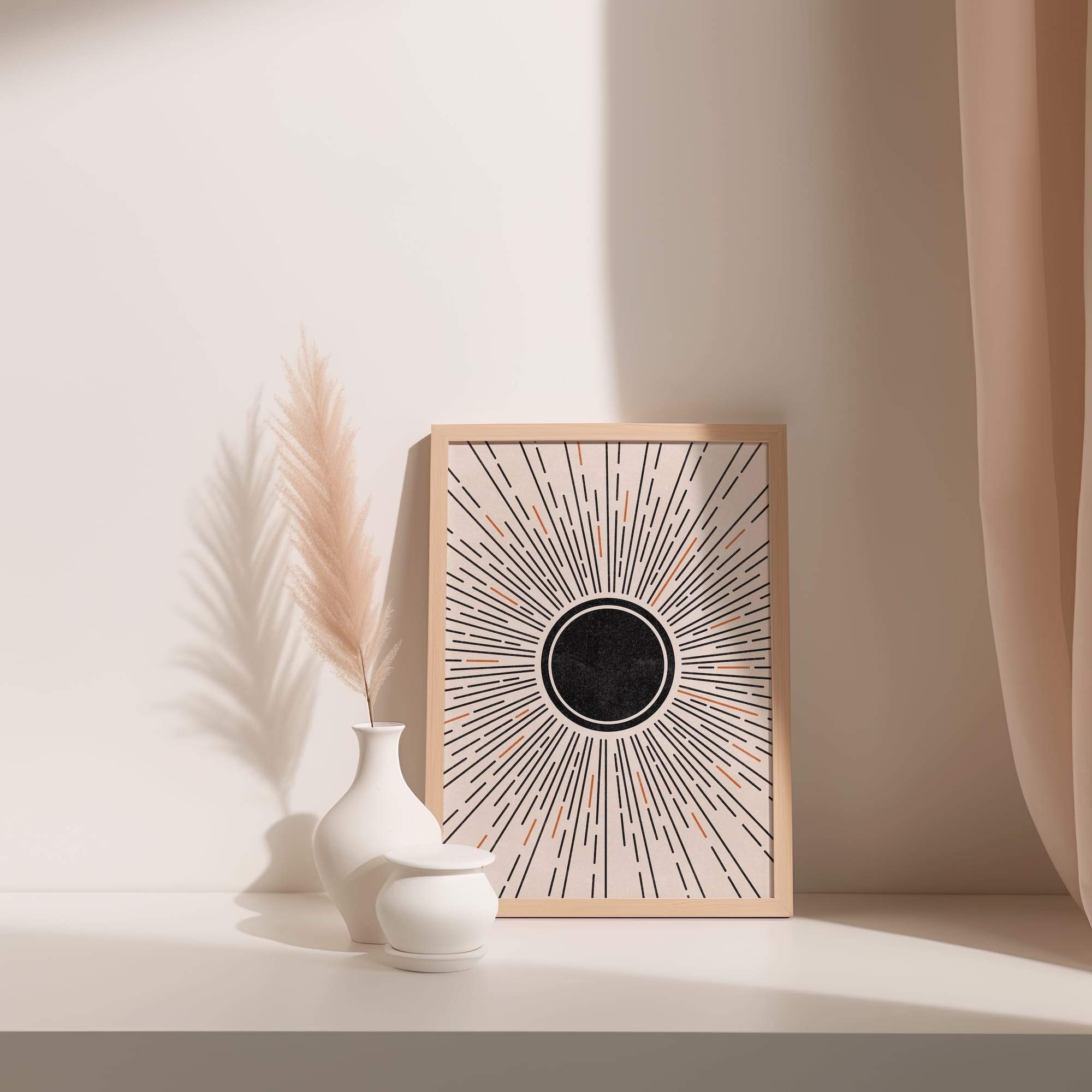 Solar Eclipse Energy Matte Poster Print - Image 3