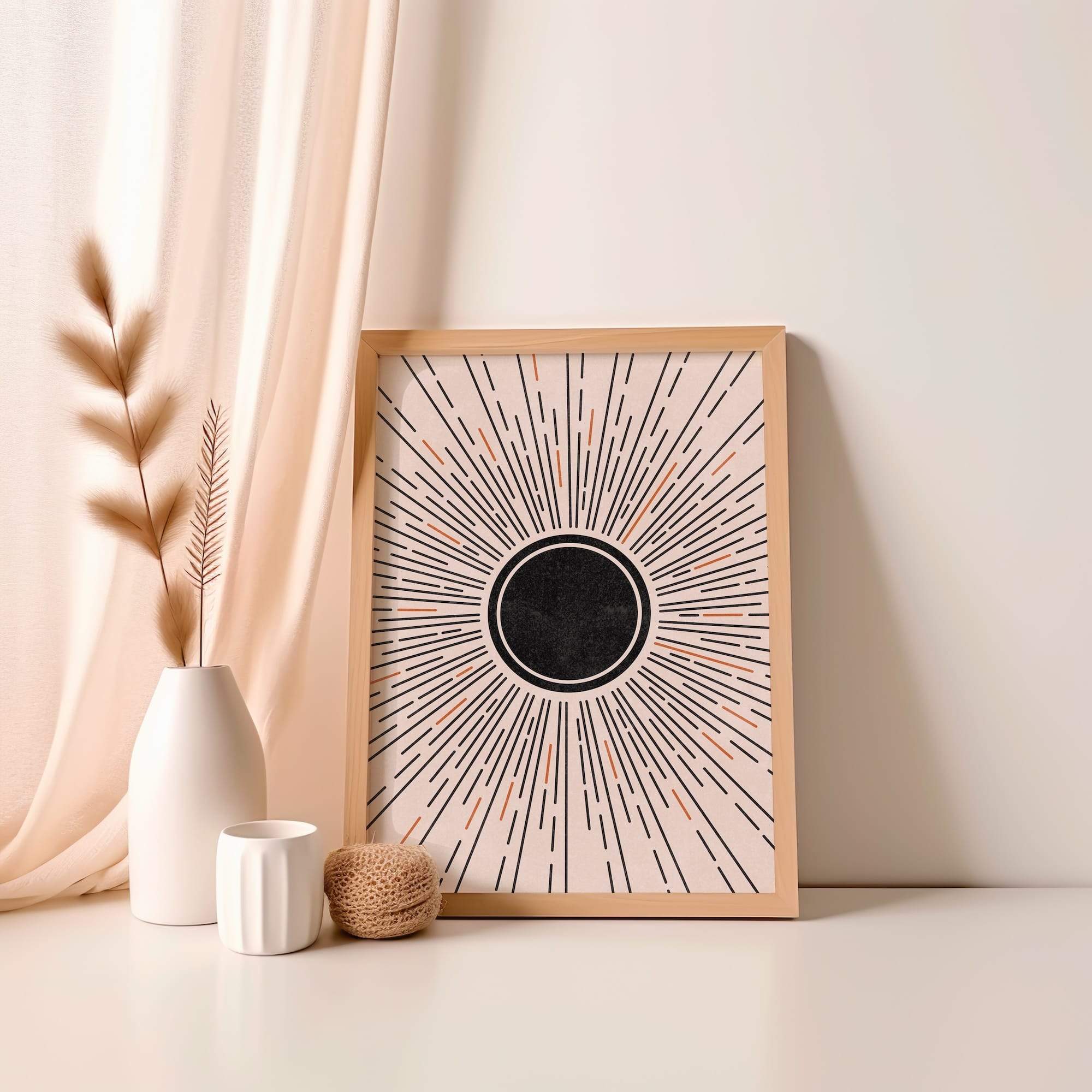 Solar Eclipse Energy Matte Poster Print - Image 4