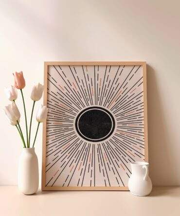 Solar Eclipse Energy Matte Poster Print