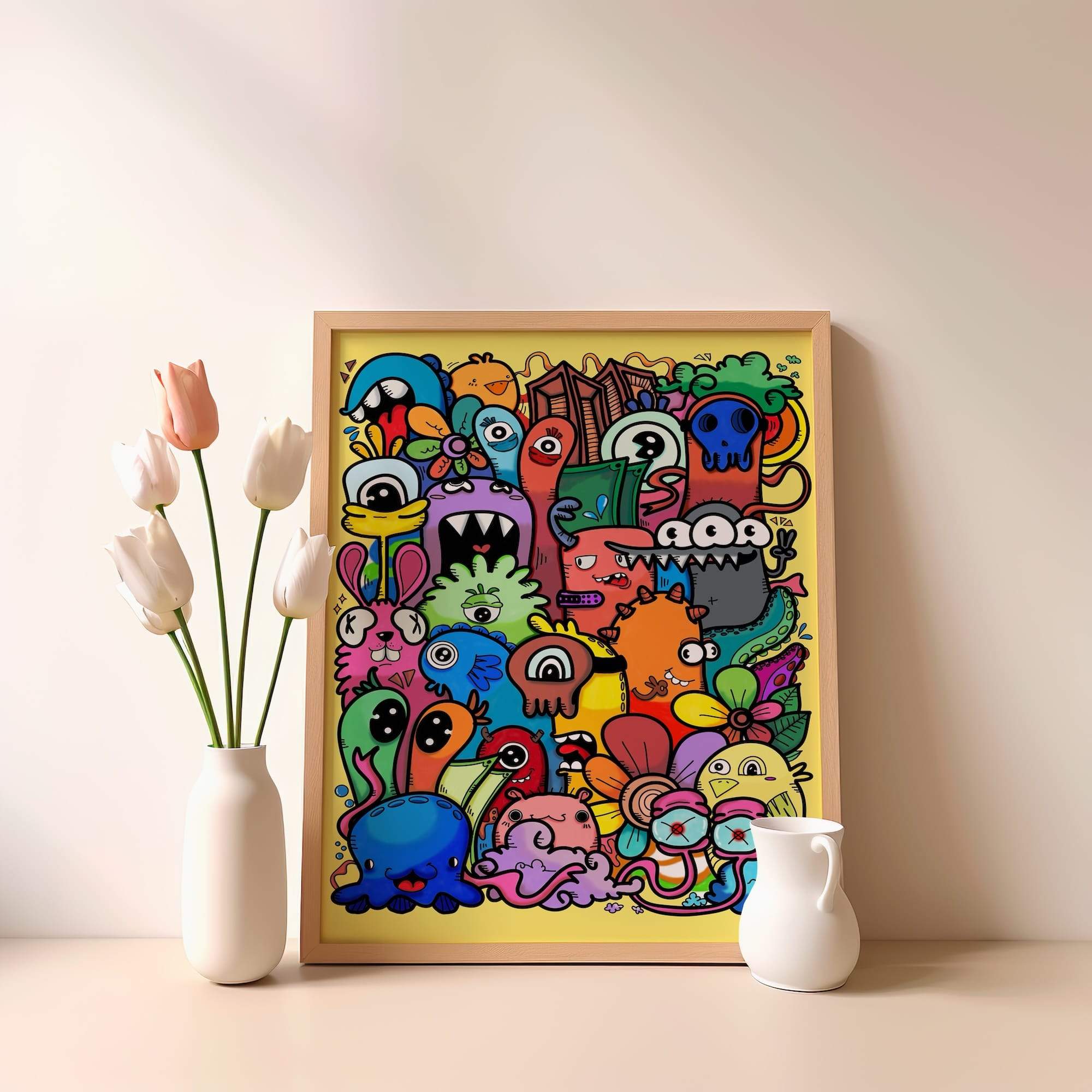 Tall Eyed Chaos Crew Matte Poster Print