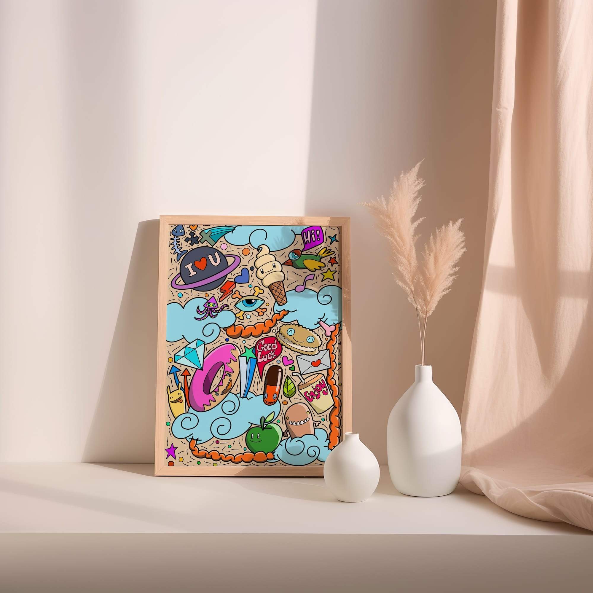 Random Luck Chaos Matte Poster Print - Image 2