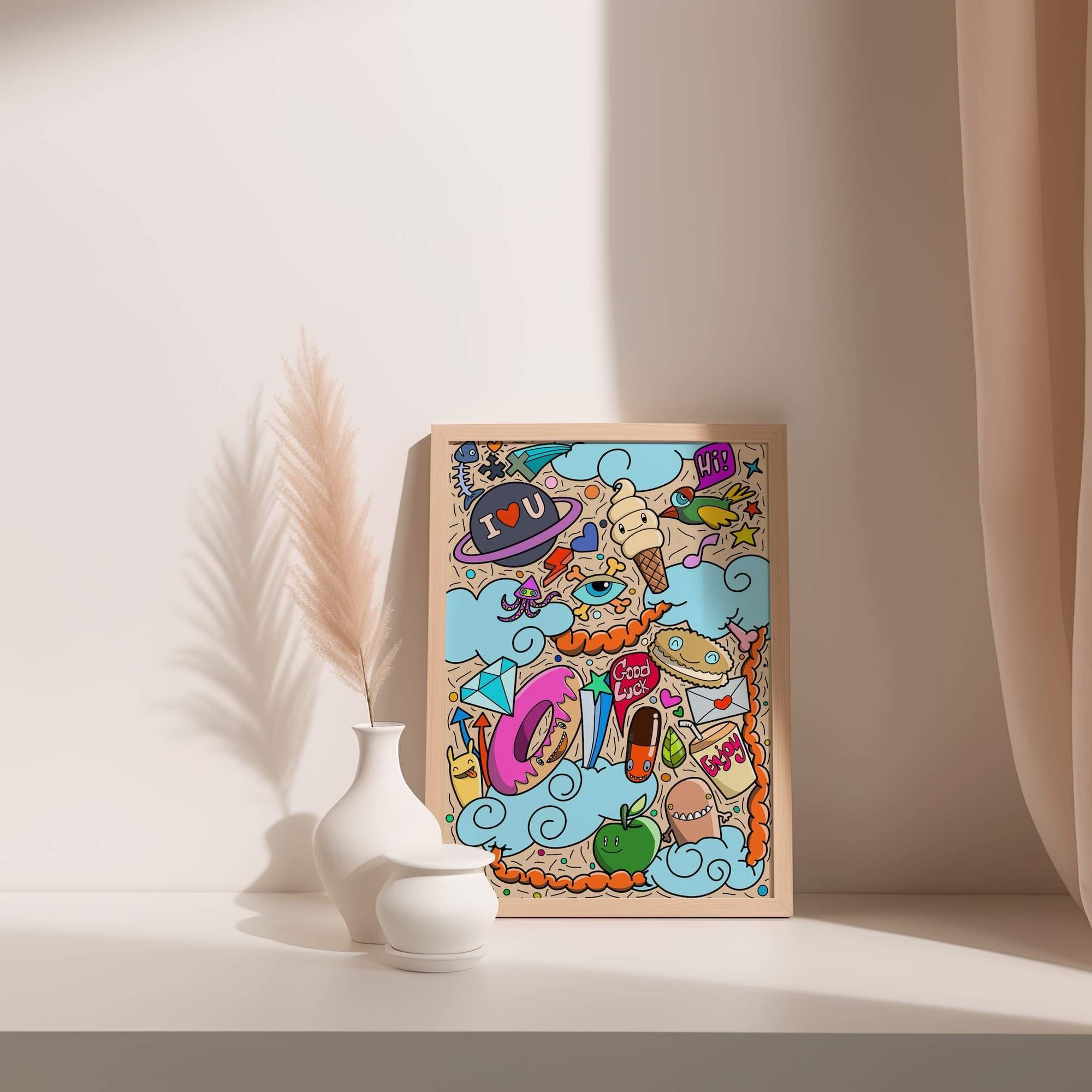 Random Luck Chaos Matte Poster Print - Image 3