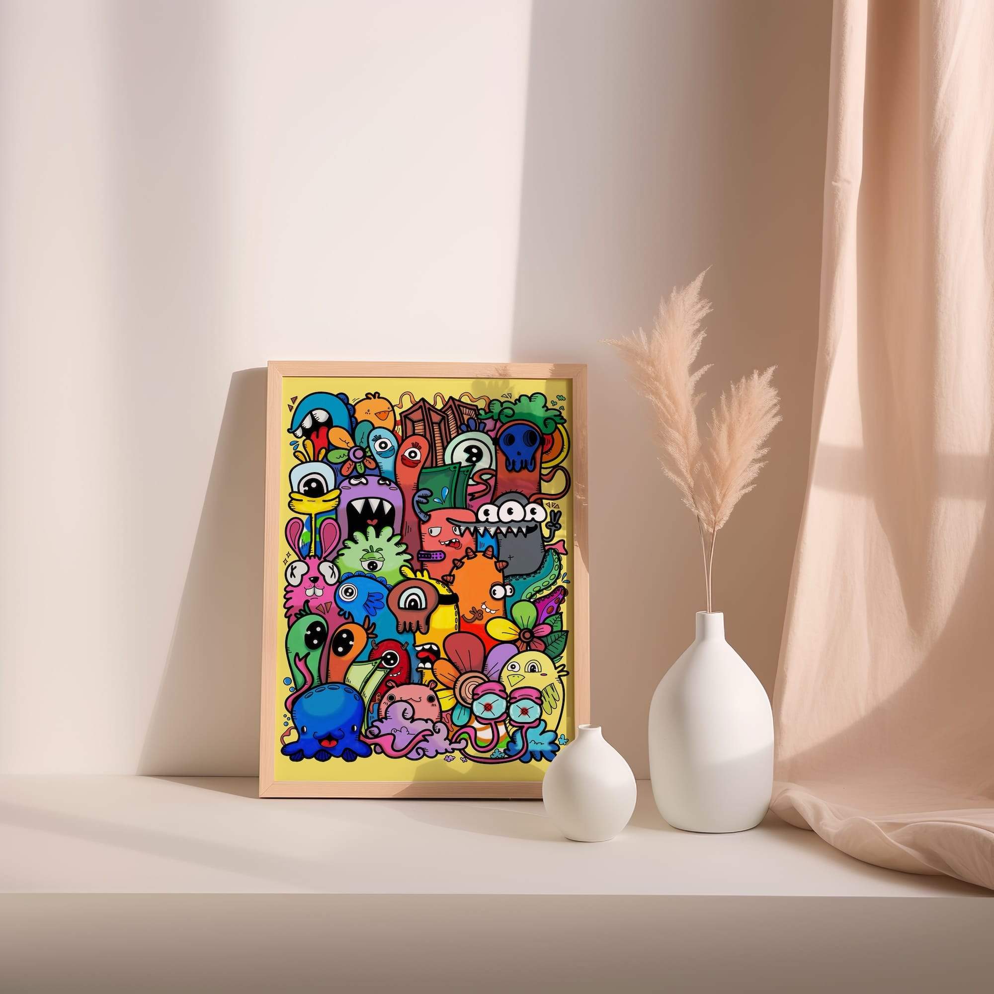 Tall Eyed Chaos Crew Matte Poster Print - Image 2