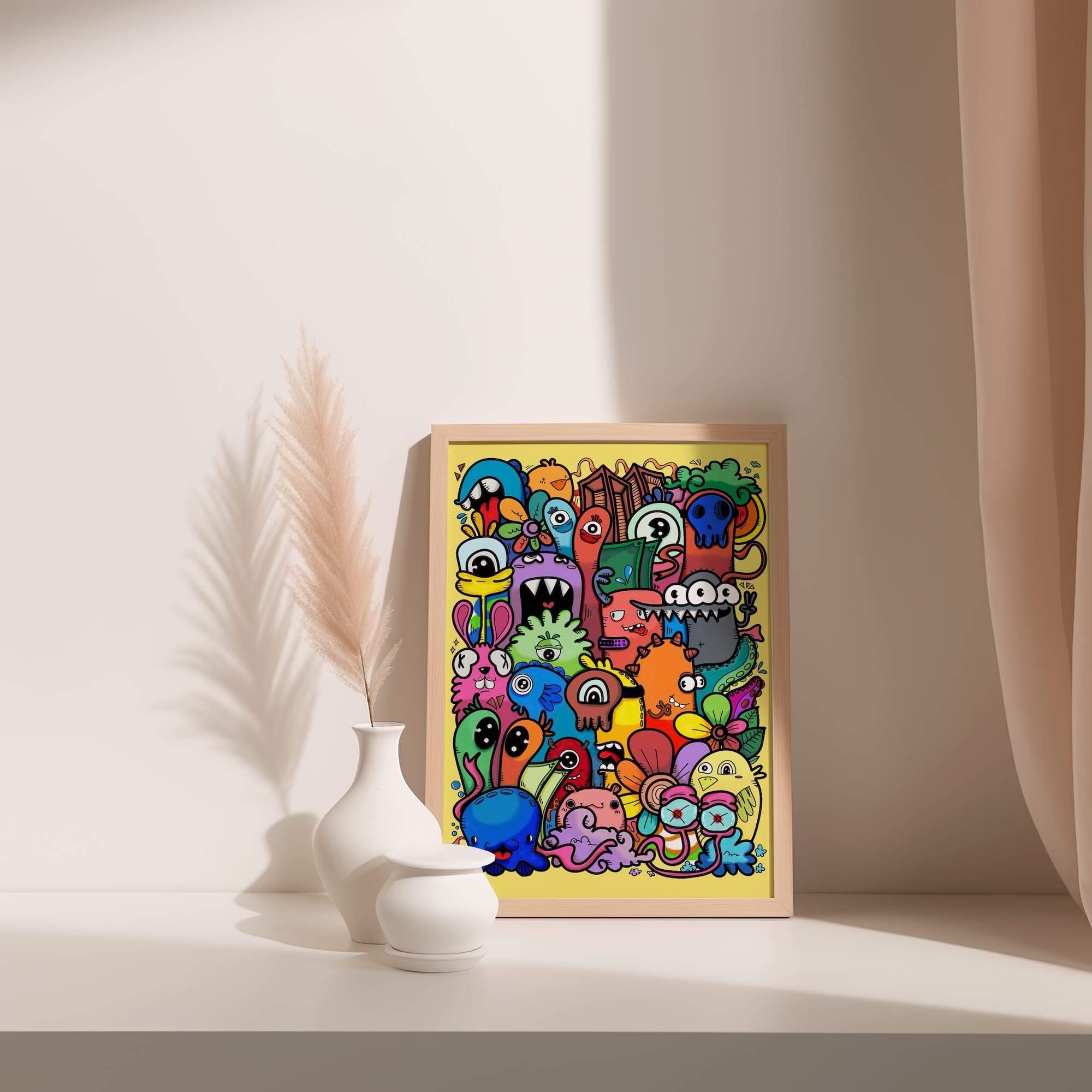 Tall Eyed Chaos Crew Matte Poster Print - Image 3